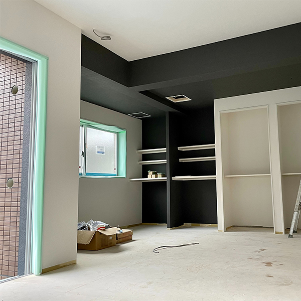 住宅の内装工事写真