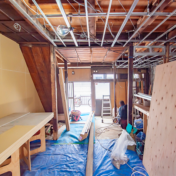 アパート退去後の工事写真